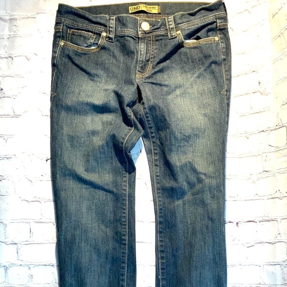 OND Ultra Low Waist Stretch Skinny Jeans 8